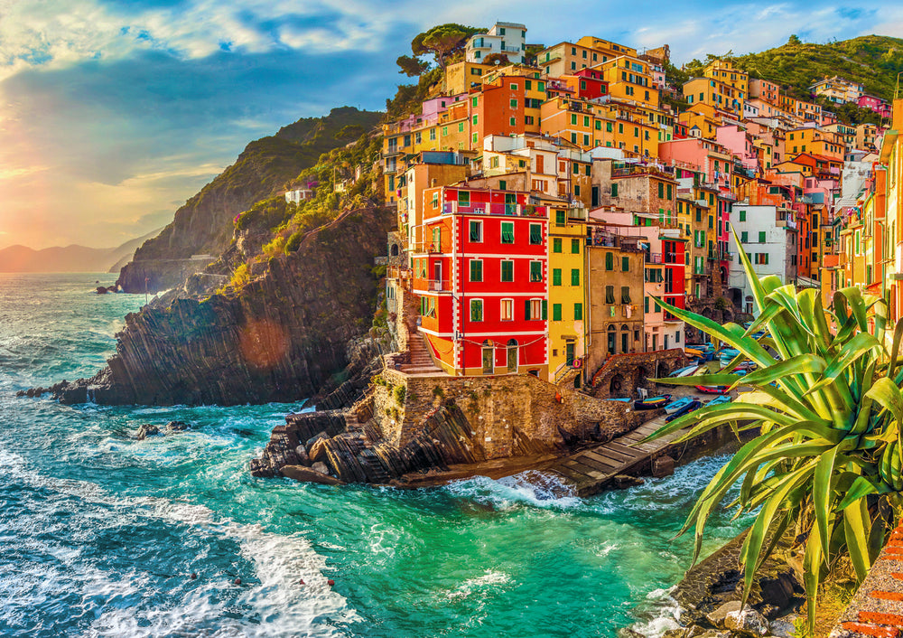 Puslespil Town of Riomaggiore Italy 1000 brikker
