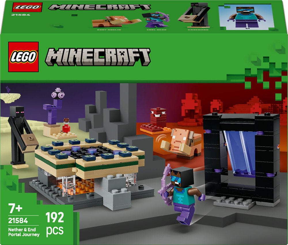 21584 LEGO Minecraft Nether- og End-portalrejse