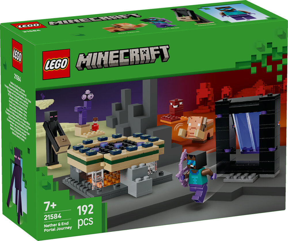 21584 LEGO Minecraft Nether- og End-portalrejse