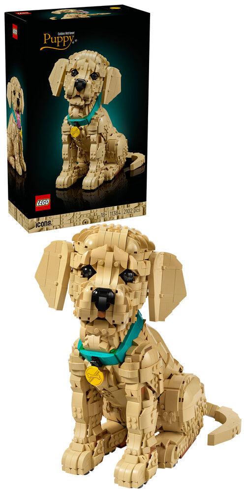 11384 LEGO Icons Golden retriever-hvalp