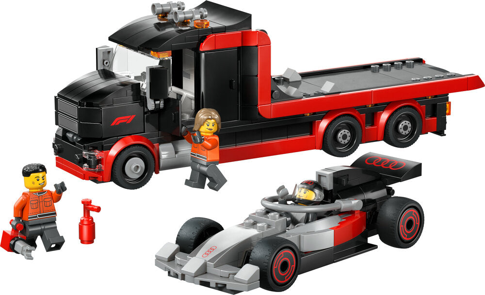 60493 LEGO City F1®-udstillingstruck med Audi F1®-racerbil
