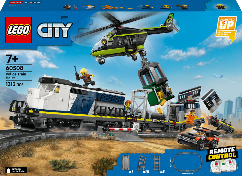 60508 LEGO City Røveri mod polititoget