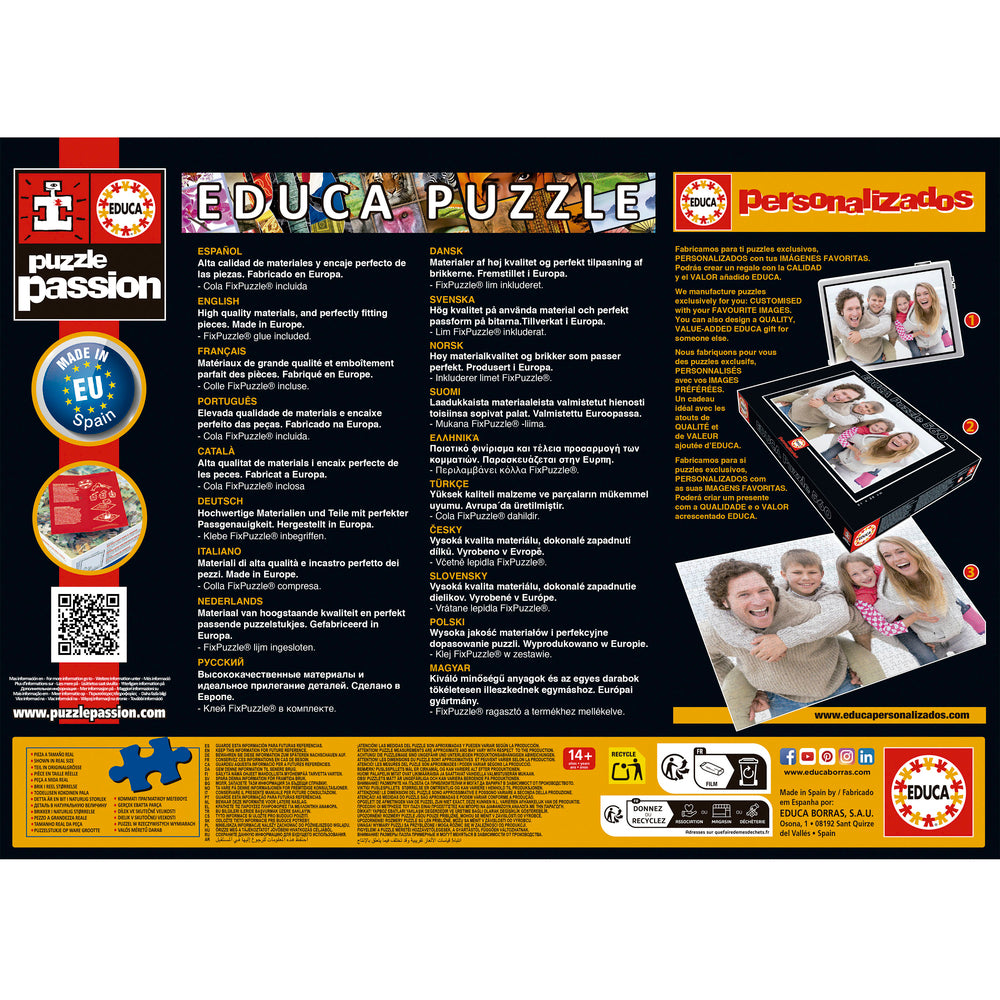 Puslespil Educa Canes Et Vinum 1000 Brikker