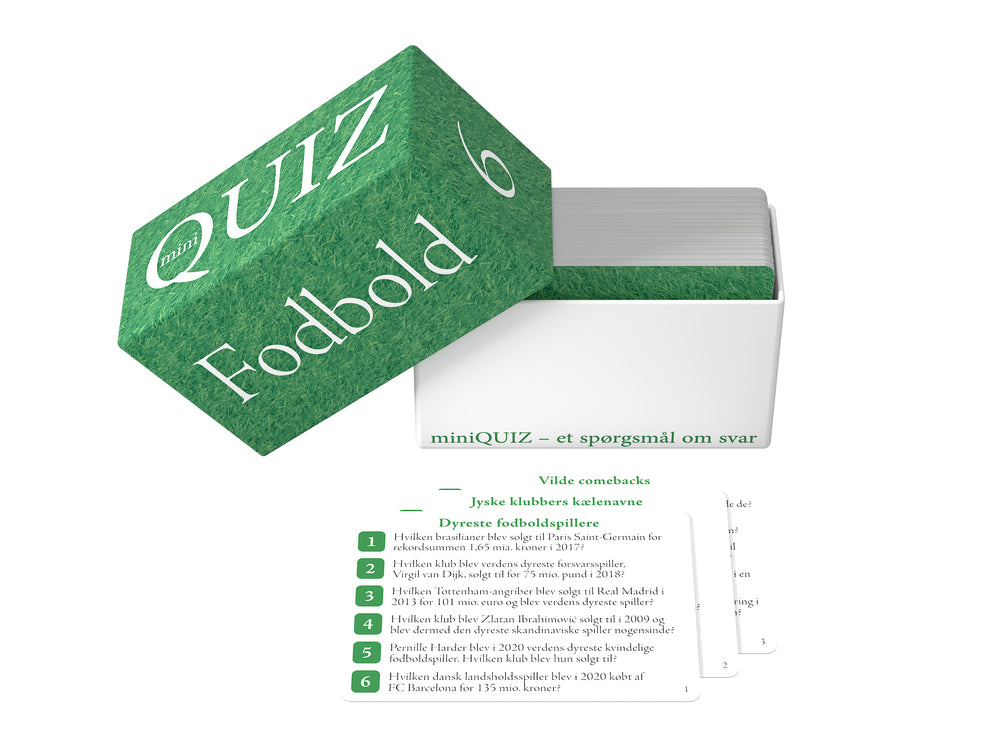 miniQUIZ - Fodbold