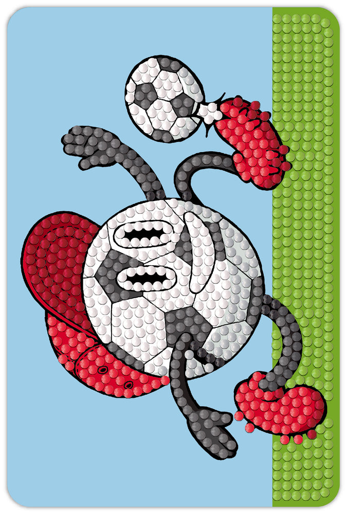 Diamond Art Fodbold 10X15Cm