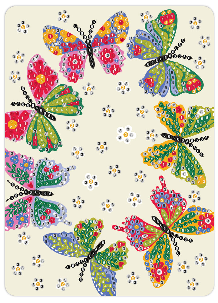 Diamond Art Sommerfugle 13X18Cm