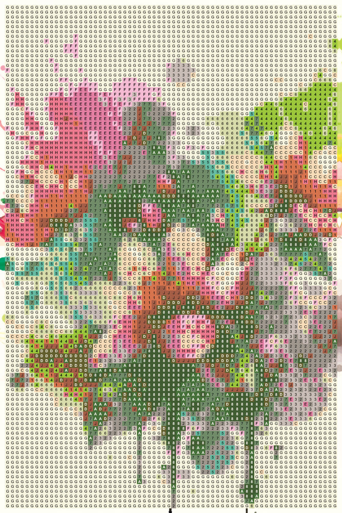 Diamond Art Blomster Abstrakt 20X30Cm