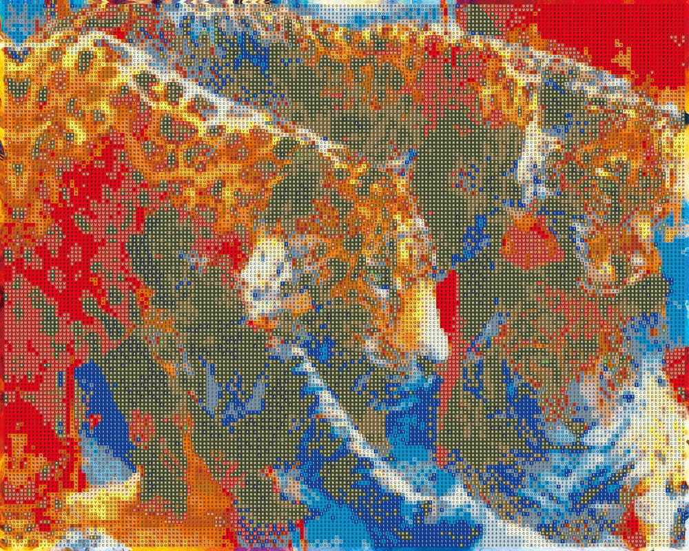 Diamond Art Leoparder 40X50Cm