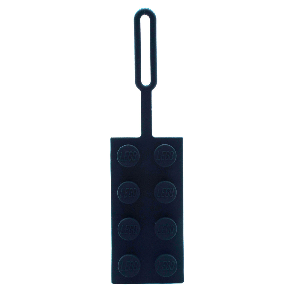 LEGO taskemærke, sort klods