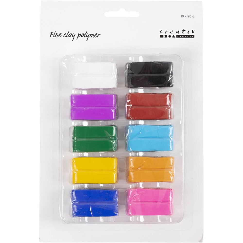 Fine Clay Polymer colorful 10x20 g