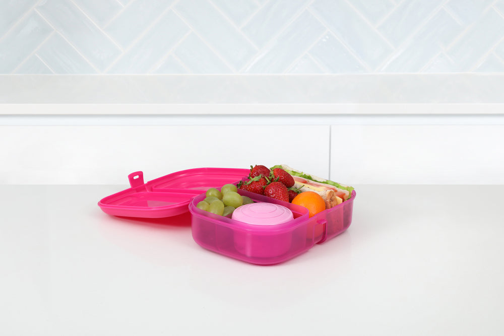 Madkasse Sistema Ribbon Lunch pink 1,1L