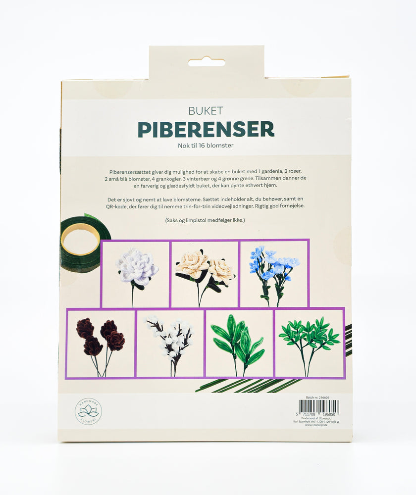 Piberenser vinter blomsterbuket 15 STK