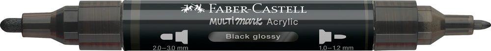 Multimarker Akryl Faber Castell SP 299 Black Glossy m. 2 spids