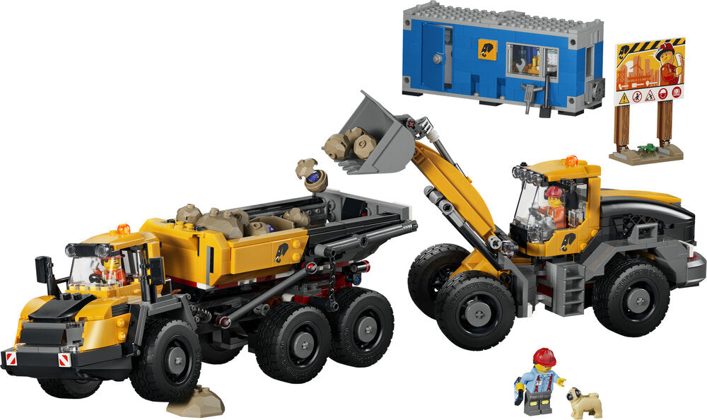 LEGO City 60494 Frontlæsser og lastbil med tippelad