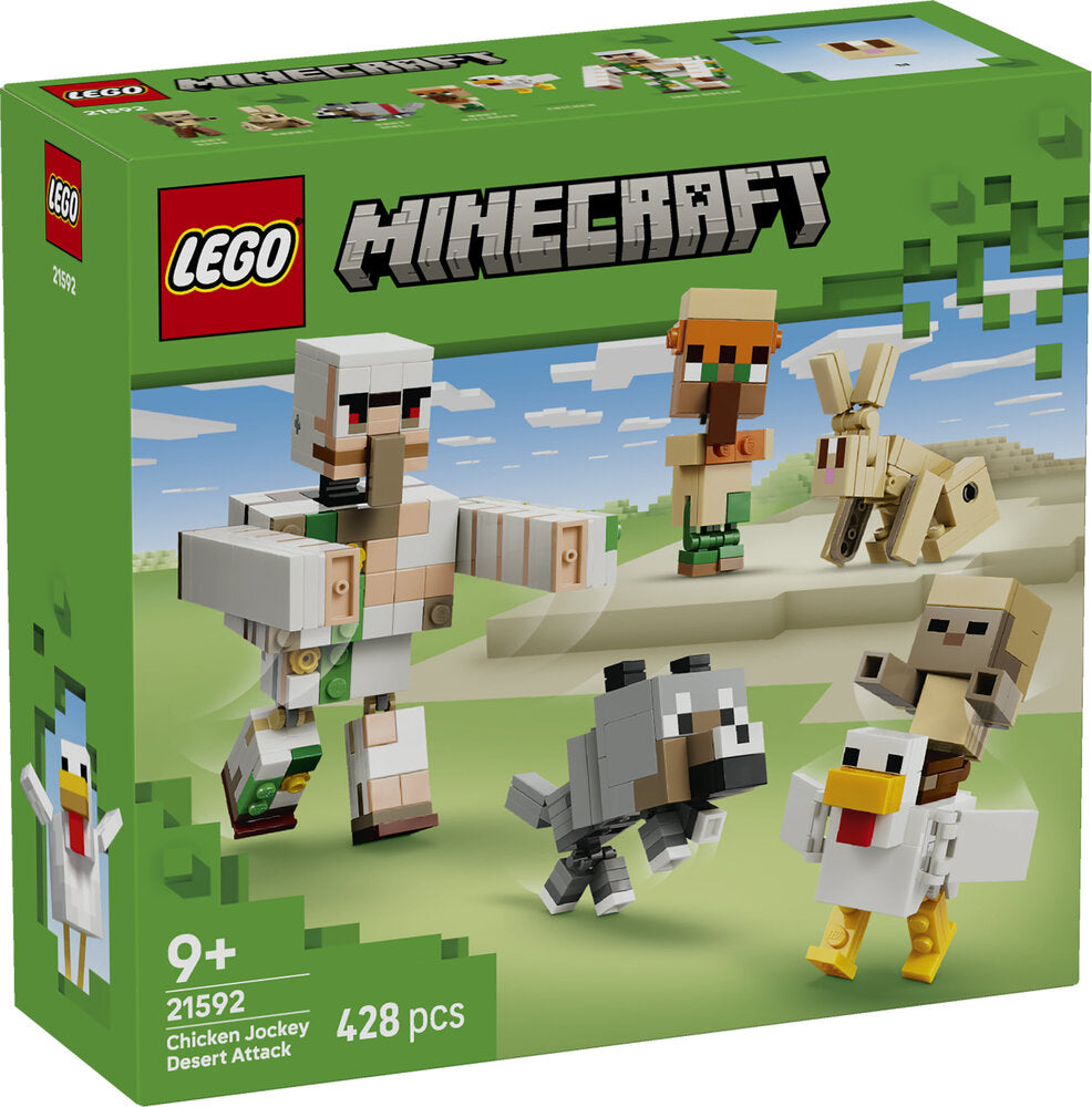 LEGO Minecraft 21592 Hønsejockey-ørkenangreb