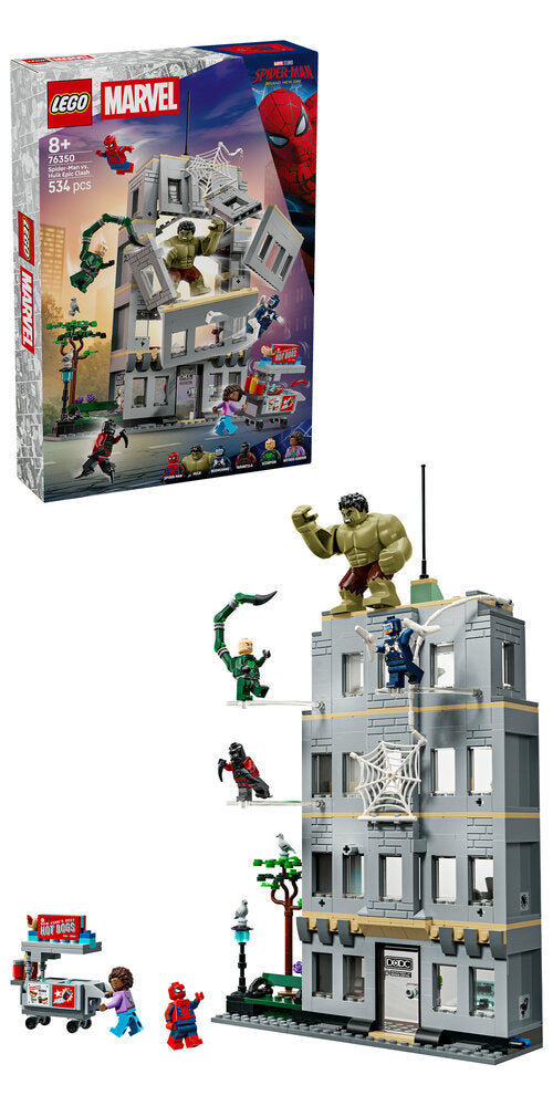 LEGO Super Heroes 76350 Spider-Man mod Hulk – episk opgør