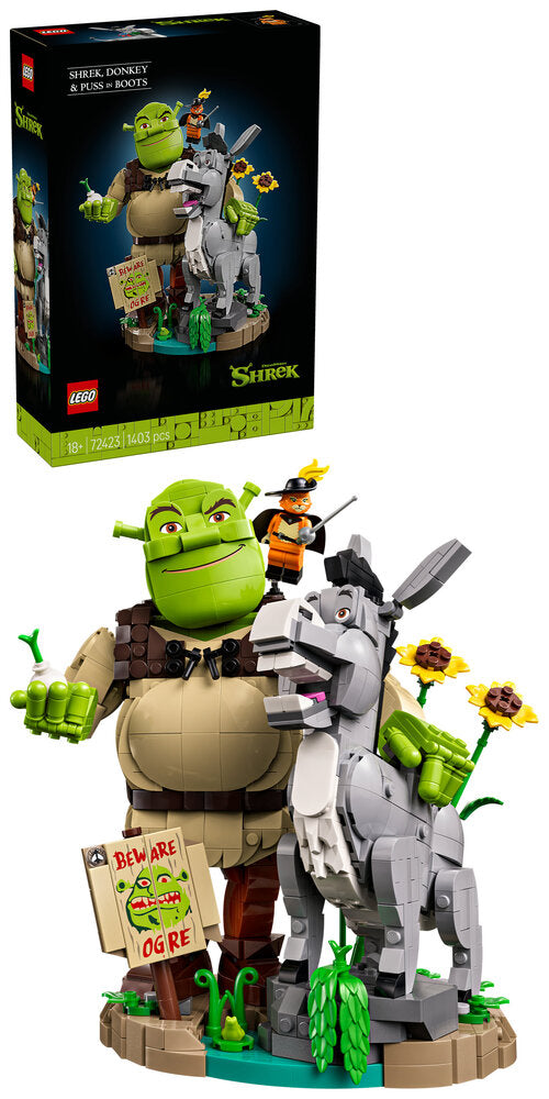 LEGO Shrek 72423 Shrek, Æsel og Den bestøvlede kat