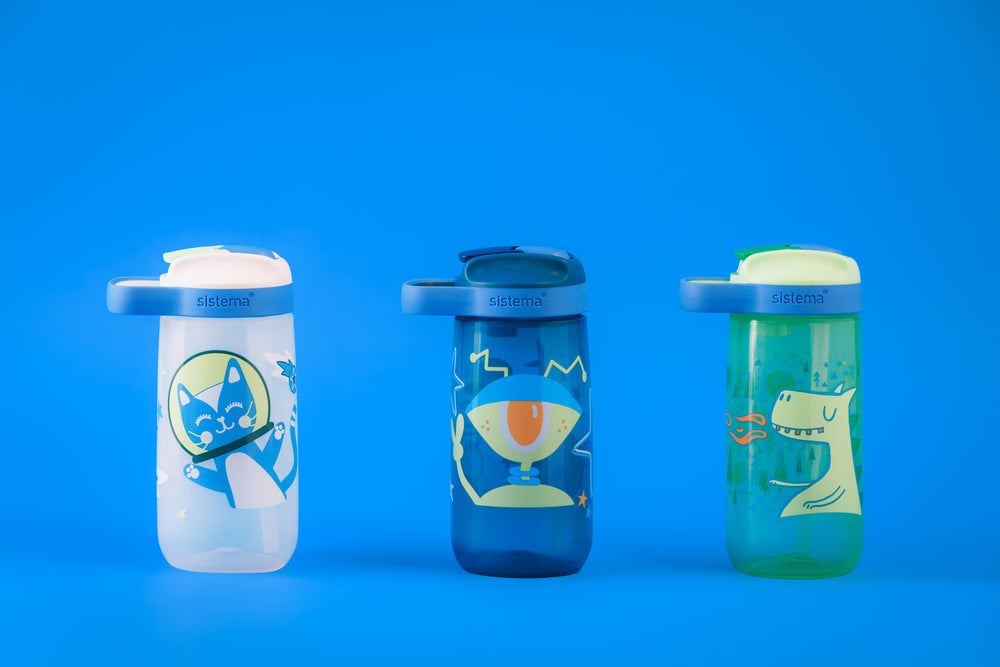 Drikkeflaske Sistema Easy Sip Kids Design 500Ml 6 Asst