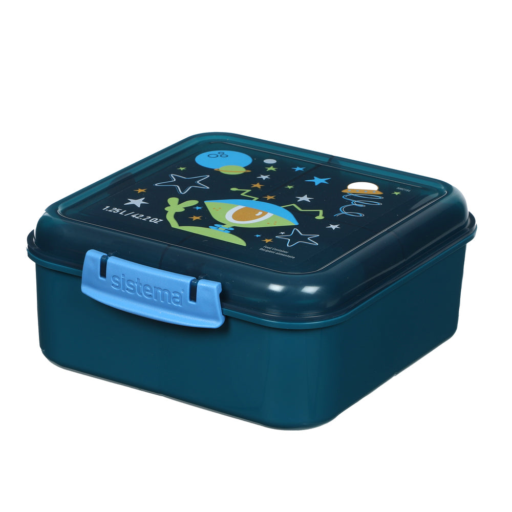 Madkasse Sistema Bento Cube Lunch Kids Design 1,25L 6 Asst