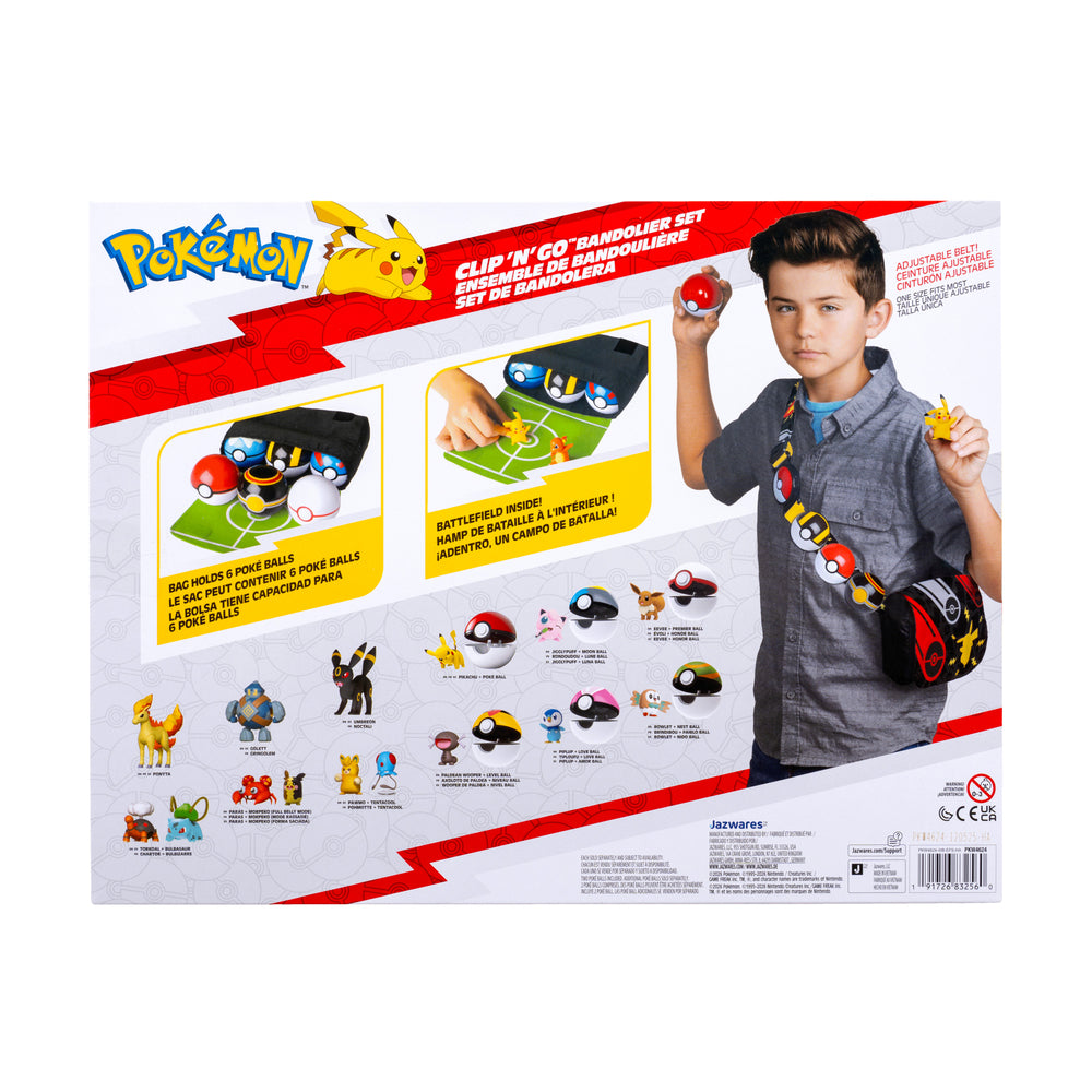 Pokemon clip n go bandolier set Pikachu