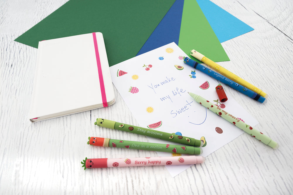 Viskepen Eberhard Faber Gel Roller Fruity Erase It! Avocado