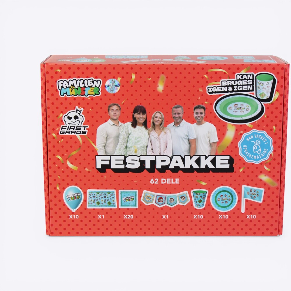 Festpakke Familien Münster 10 pak