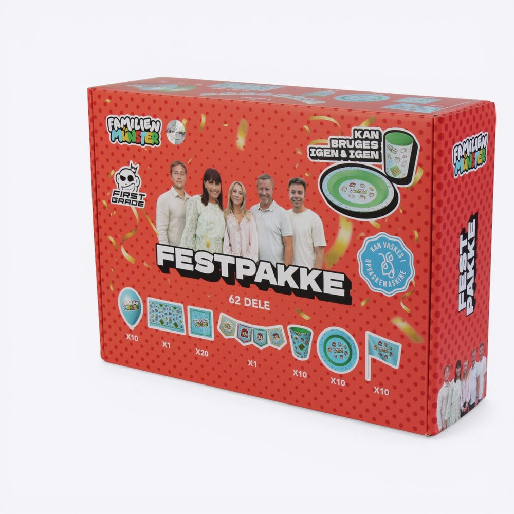 Festpakke Familien Münster 10 pak
