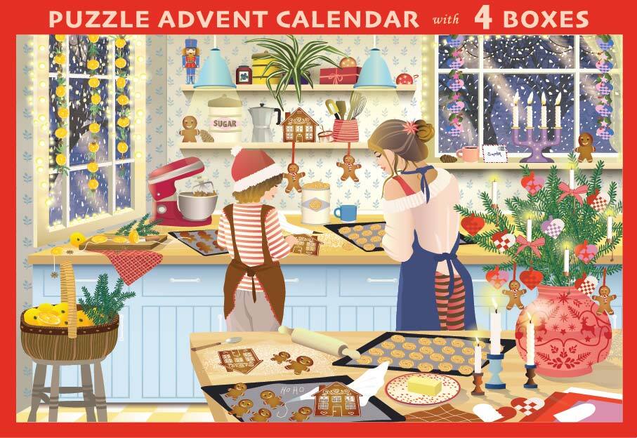 Adventkalender Sweet Christmas 1000 brikker