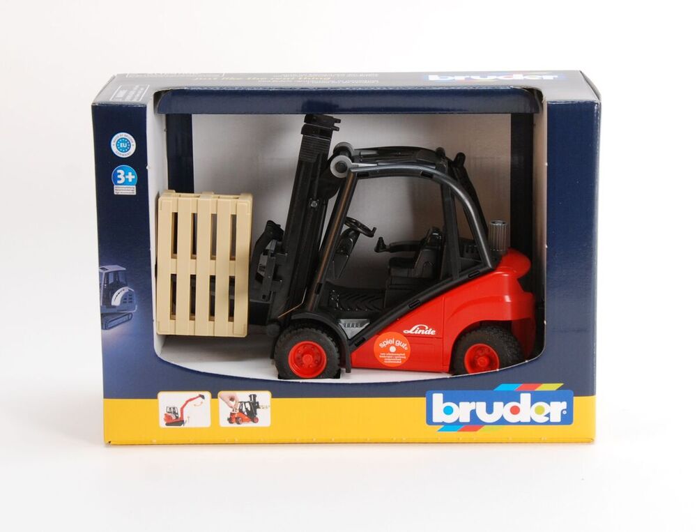 Gaffeltruck Bruder Linde H30D med paller