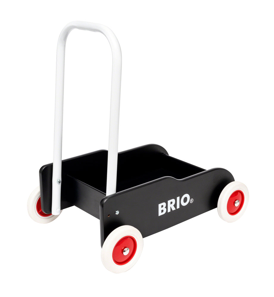 BRIO 31351 Lære-gå-vogn, sort