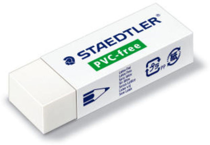 Viskelæder Staedtler pvc fri hvid