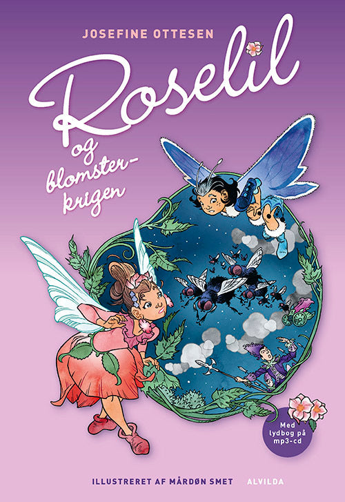Roselil og blomsterkrigen (2) - med cd