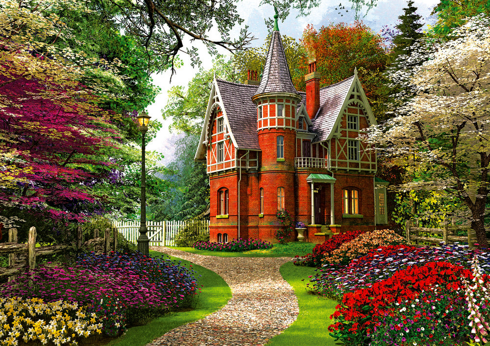 PUSLESPIL TREFL Victorian cottage 1000 brikker