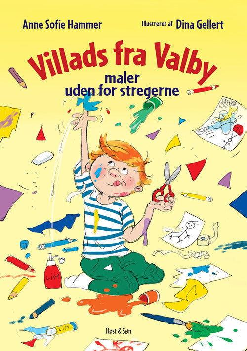 Villads fra Valby maler uden for stregerne