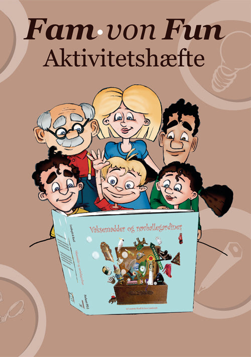 Fam. von Fun Aktivitetshæfte til Vaksemadder og røvballegardiner
