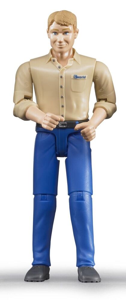 Figur Bruder med blå jeans