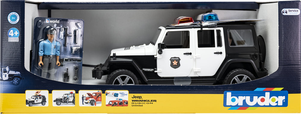 Politibil Bruder Jeep Wrangler Rubicon