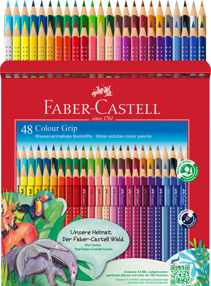 Farveblyant grip Faber-Castell 48 stk.