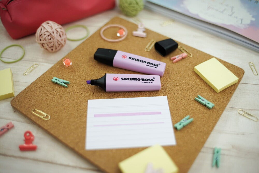 Tekstmarker Stabilo boss pastel lilla