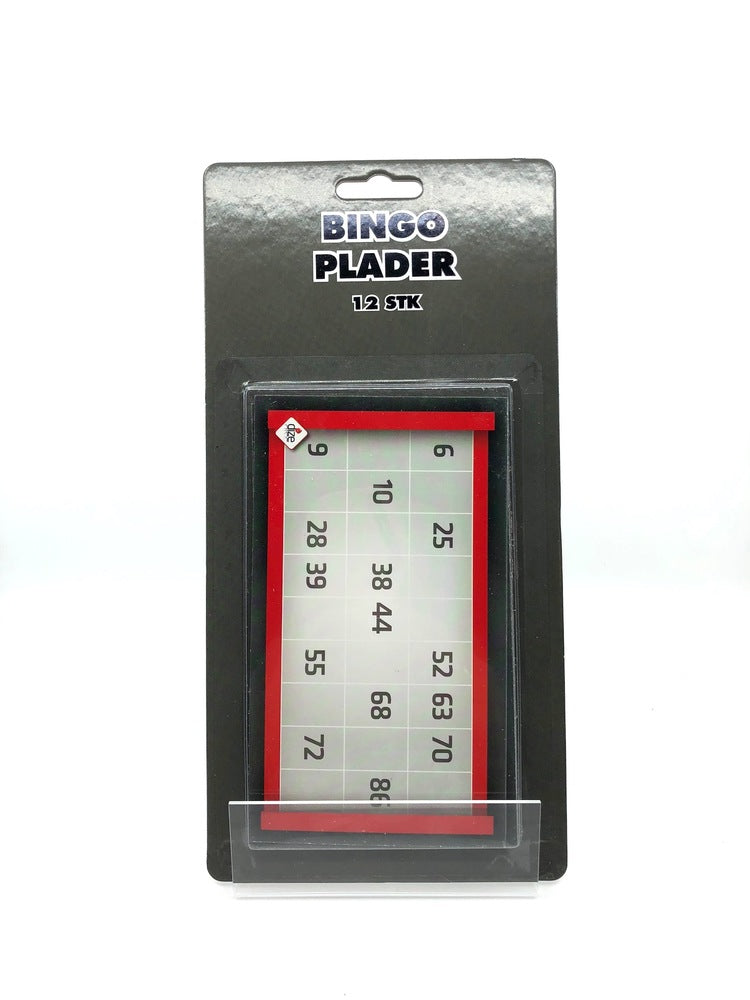 Bingo plader 12pak
