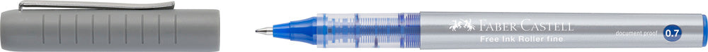 Roller Faber-Castell free ink 0,7 blå