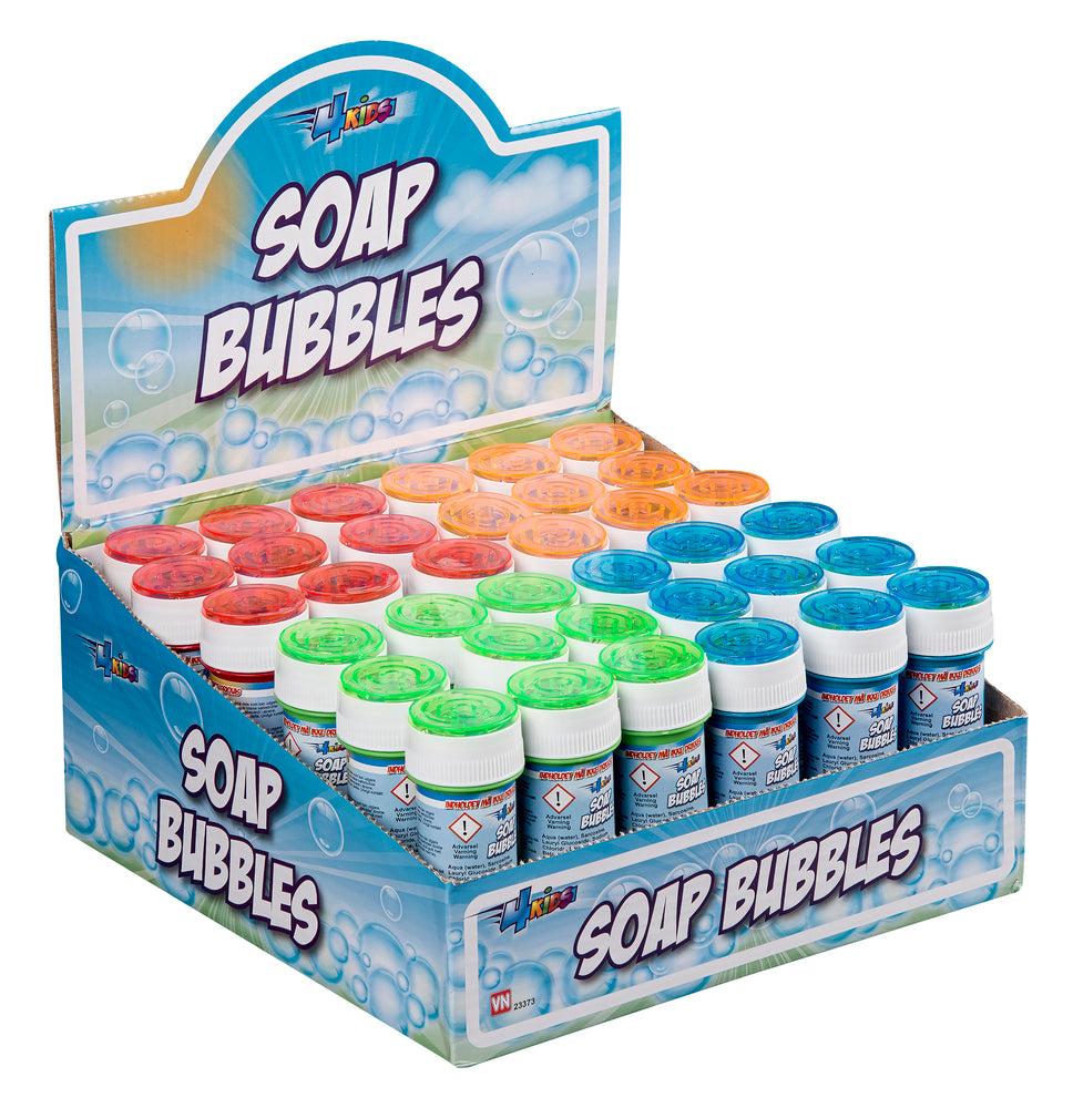 Sæbebobler med spil 50 ml asst