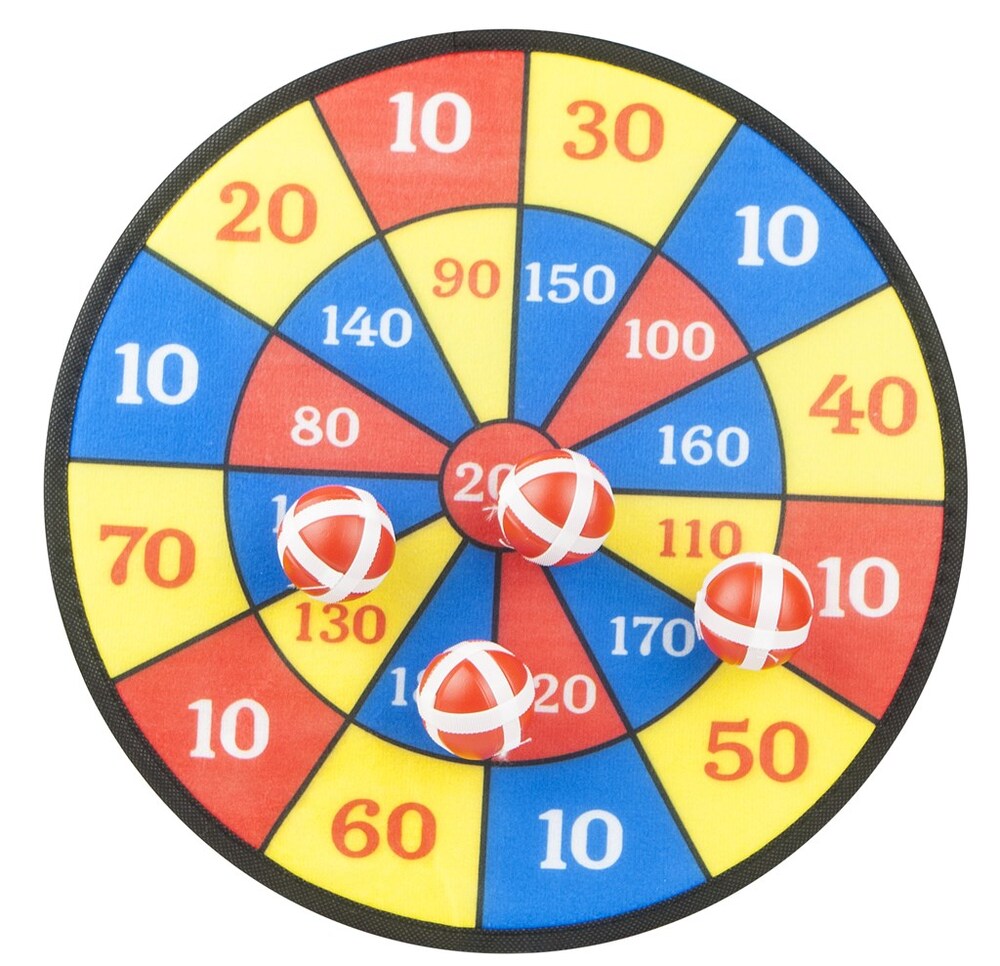 Happy Summer Dartspil i velcro