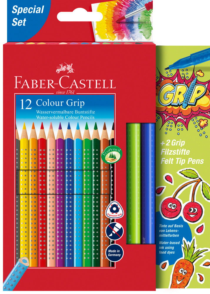 Farveblyant Faber-Castell grip 2001 12+2 tusser