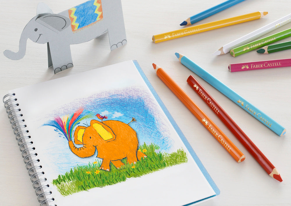 Farveblyant Faber-Castell Jumbo 12 stk