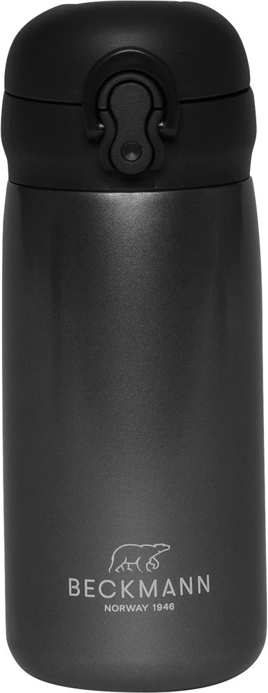 Termokrus Beckmann sort 320 ml m/låsemekanisme