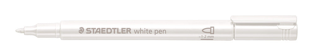 Marker Staedtler hvid metallic
