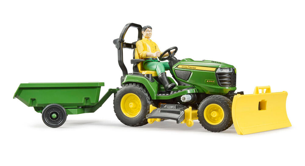 Havetraktor Bruder John Deere med trailer