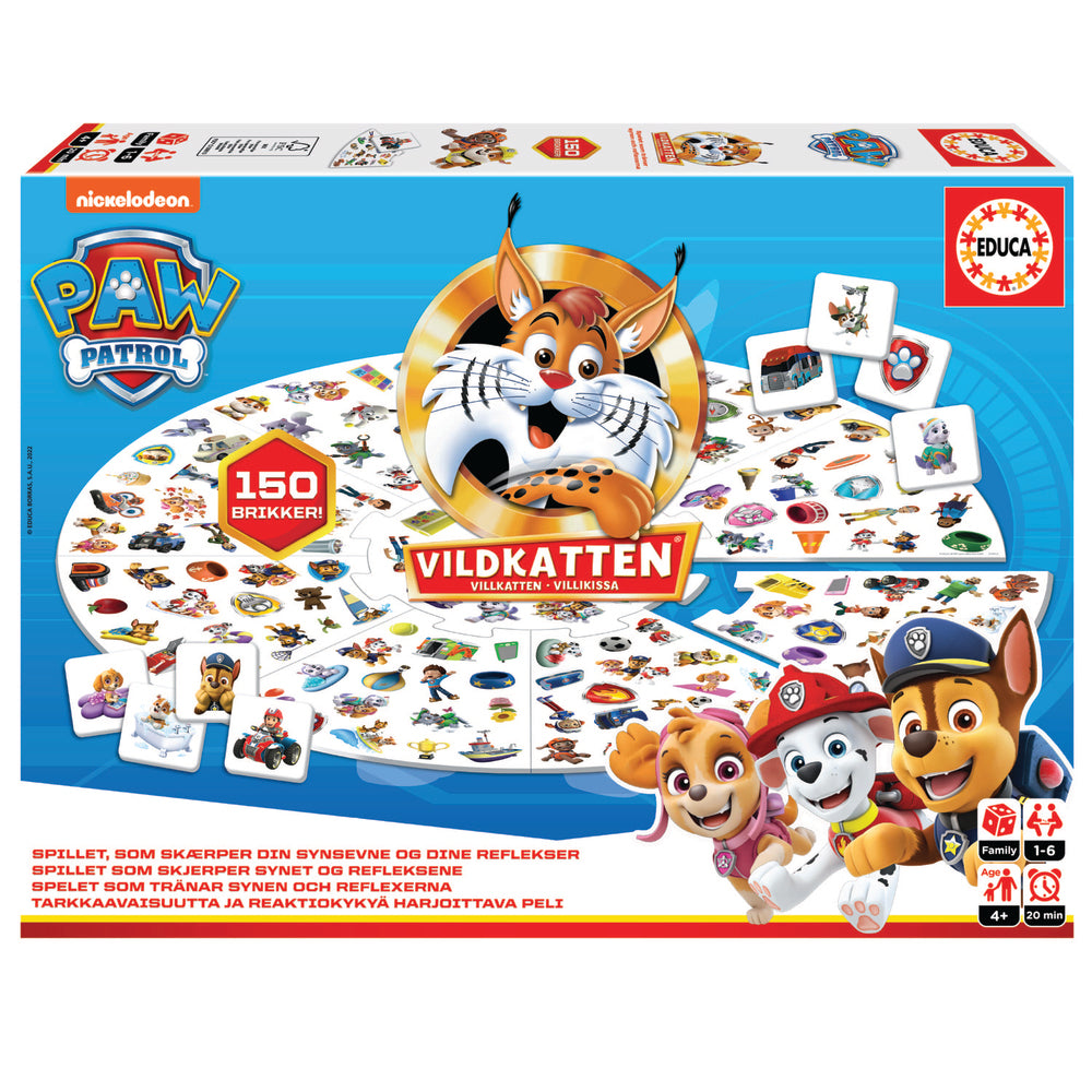 Vildkatten Paw Patrol 150 brikker