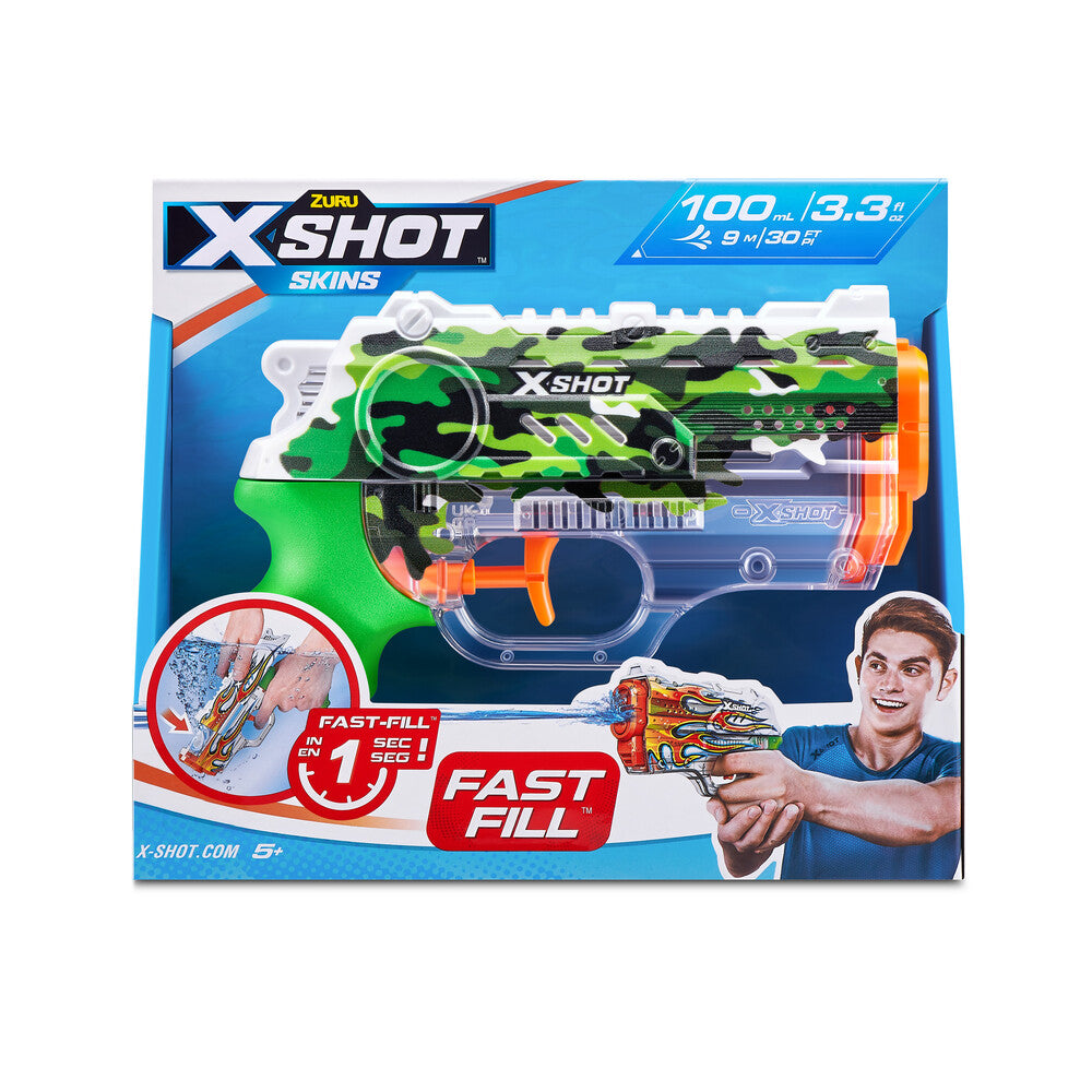 Xshot Water Fast-Fill Skins Nano Water Blaster ass